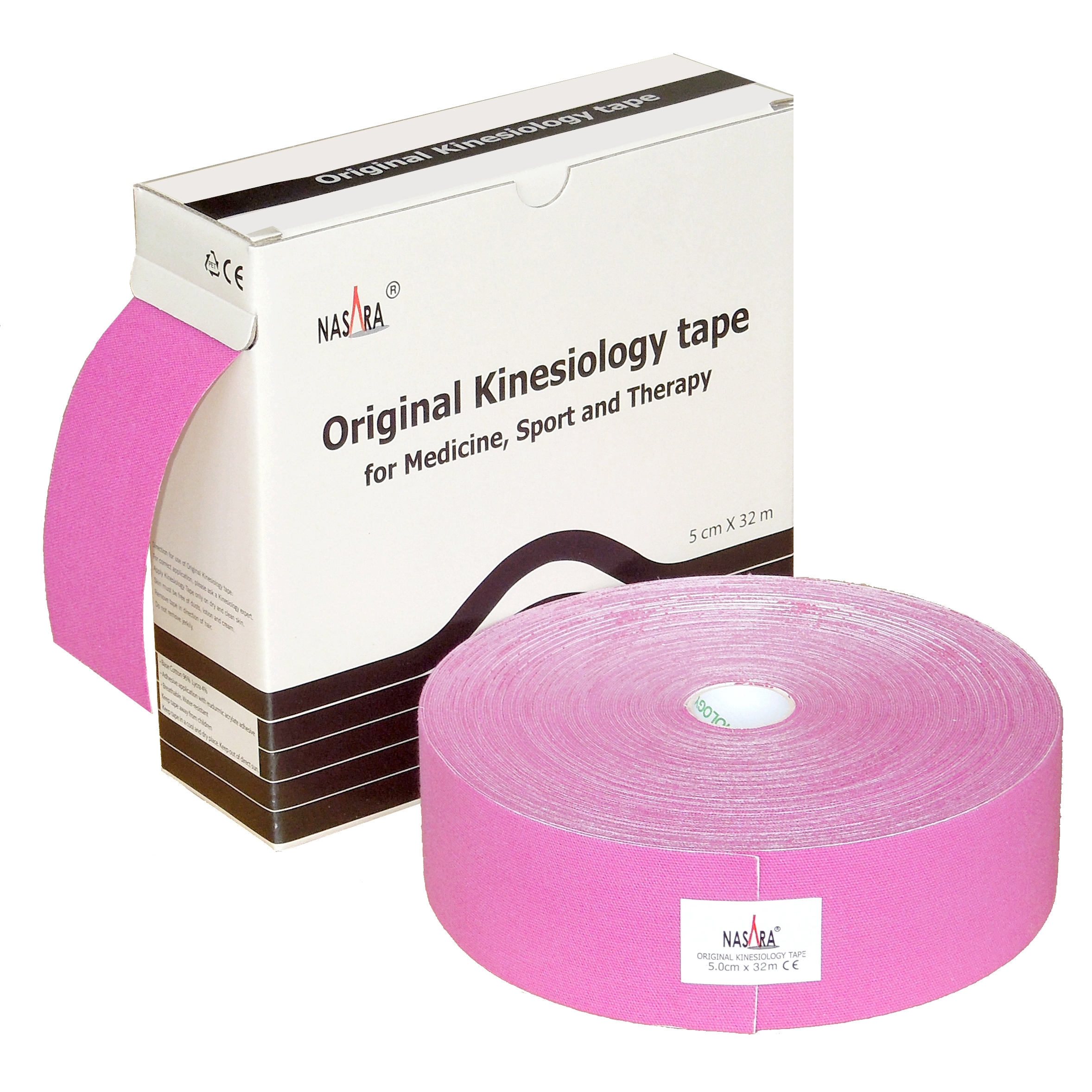 NASARA Kinesiology Tape 32m Groß-Rolle - Lavendel
