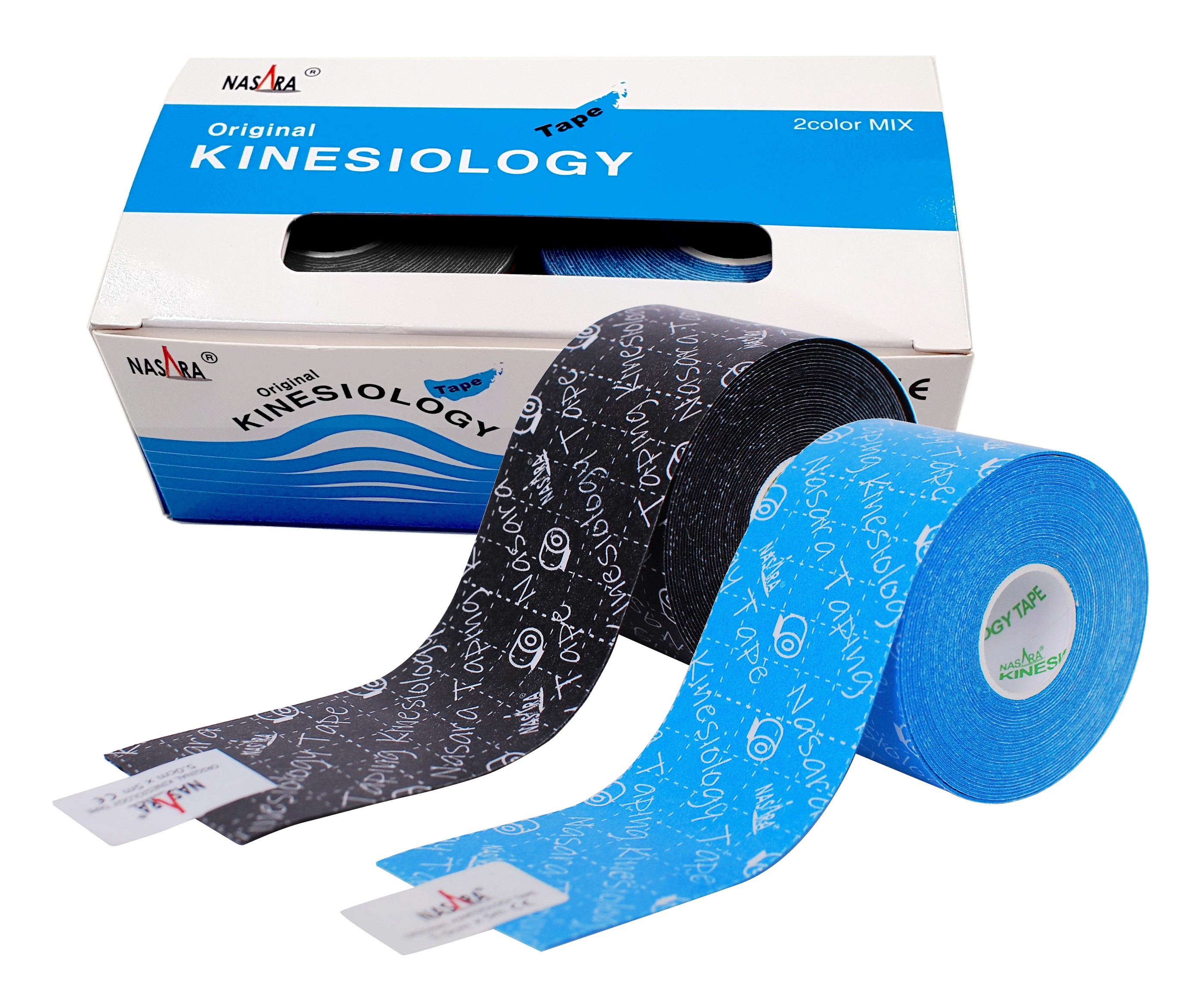 NASARA Kinesiology 2er-Set: Türkis/Schwarz NASARA Kinesiology 2er-Set: Türkis/Schwarz