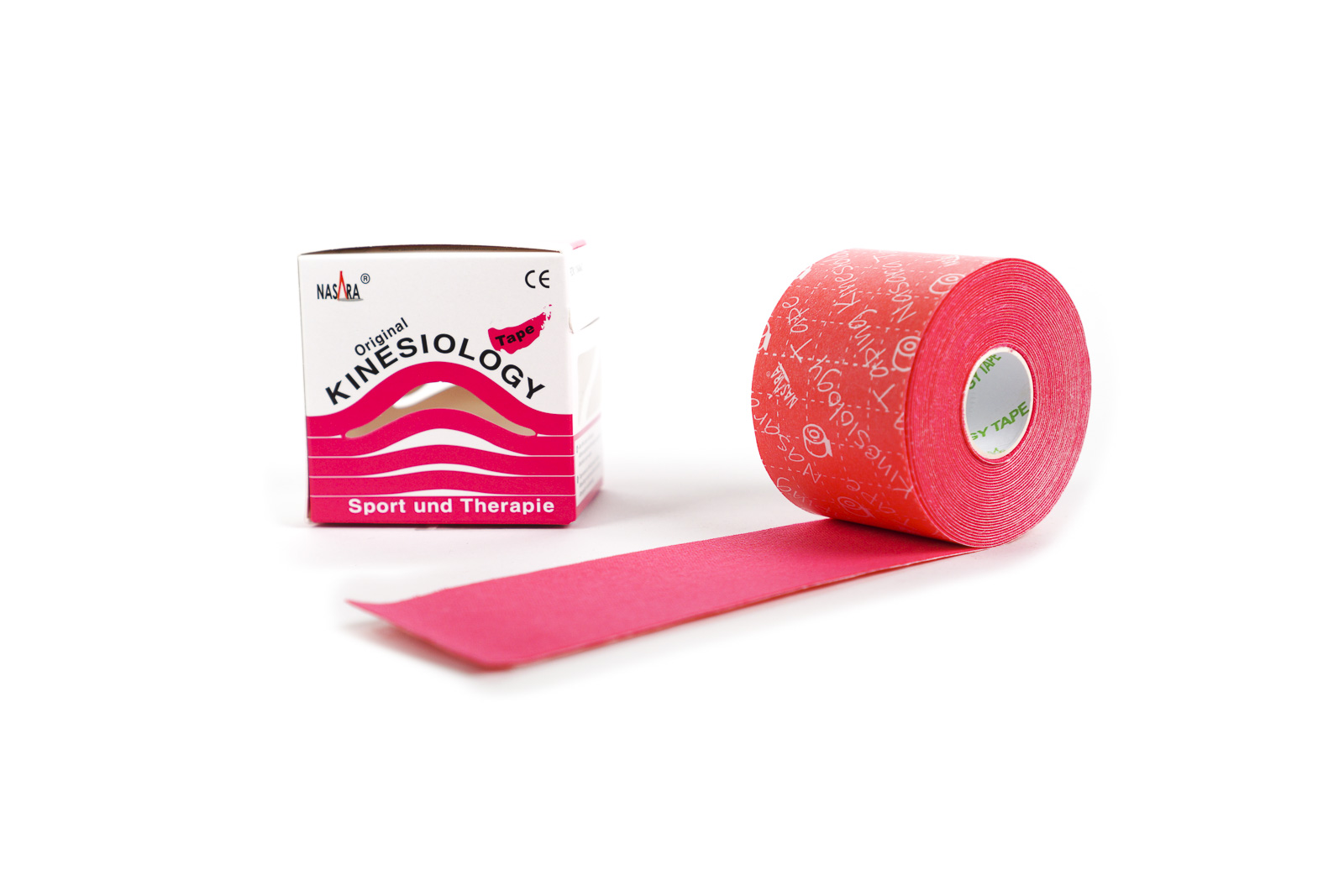 Nasara Kinesiologie Tape 5cm x 5m - Pink